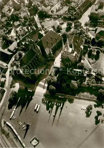 AK / Ansichtskarte Erfurt Dom und St Severi Kirche Fliegeraufnahme Erfurt