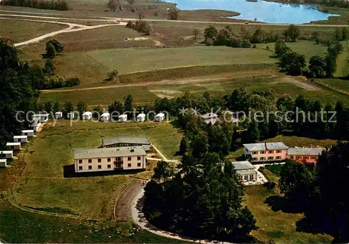 AK / Ansichtskarte Luetjensee Franz Spliedt Heim Jugendheim des Dt Gewerkschaftsbundes Fliegeraufnahme Luetjensee
