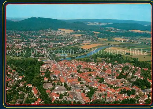 AK / Ansichtskarte Rinteln Fliegeraufnahme Rinteln