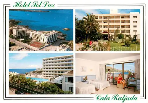 AK / Ansichtskarte Cala_Ratjada_Mallorca Hotel Sol Lux Fliegeraufnahme Gaestezimmer Cala_Ratjada_Mallorca