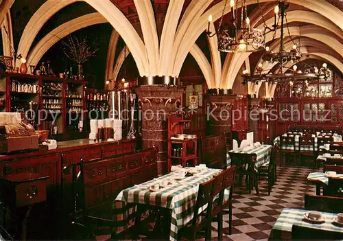 AK / Ansichtskarte Gent_Gand_Flandre Restaurant Tea Room Raadskelder Gent_Gand_Flandre