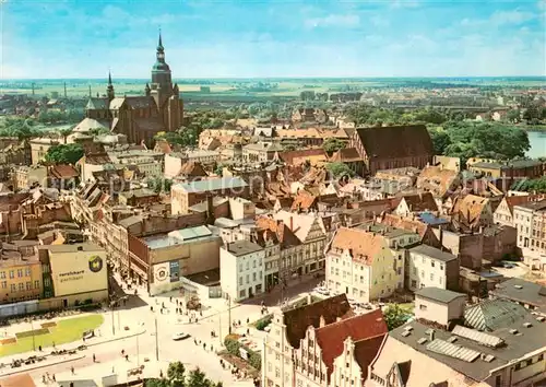 AK / Ansichtskarte Stralsund Fliegeraufnahme 