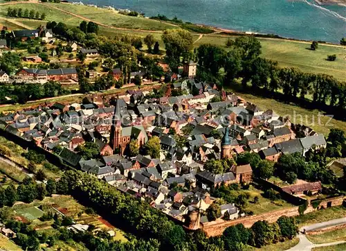 AK / Ansichtskarte Zons_Rhein Fliegeraufnahme 