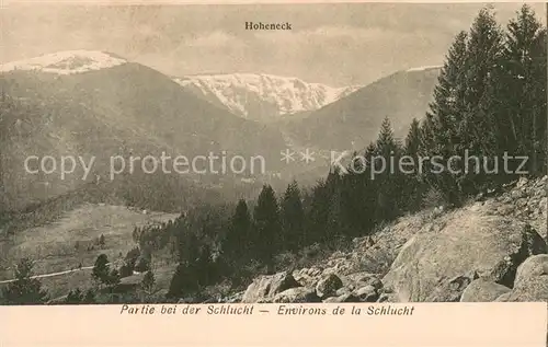 AK / Ansichtskarte Gerardmer_Vosges Panorama Col de la Schlucht et le Hohneck Gerardmer Vosges