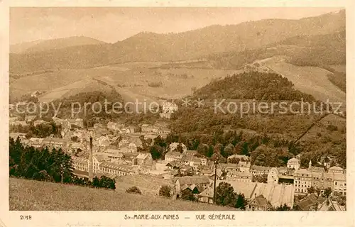 AK / Ansichtskarte Sainte Marie aux Mines_Haut_Rhin Vue generale Sainte Marie aux Mines_Haut