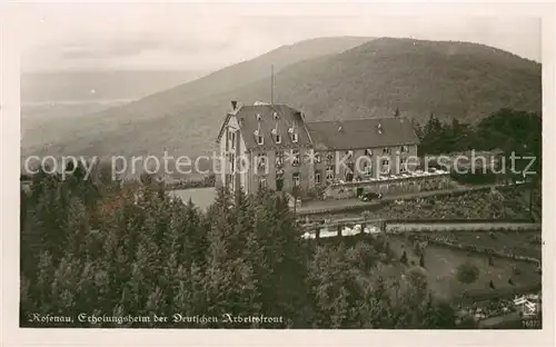 AK / Ansichtskarte Koenigswinter Rosenau Erholungsheim der Deutschen Arbeitsfront Koenigswinter