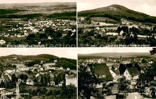 AK / Ansichtskarte Ittenbach Blick vom Berghof auf Ittenbach oelberg Hotel im Hagen Lohrberg Hotel im Hagen Ittenbach