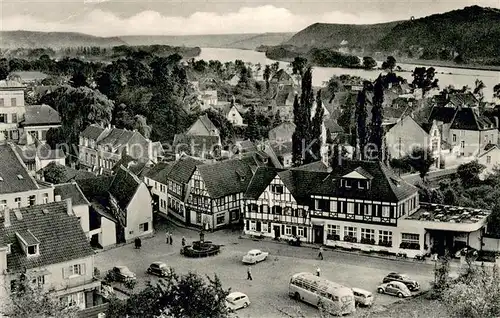 AK / Ansichtskarte Rhoendorf Am Ziepchen mit Insel Nonnenwerthund Rolandsbogen Rhoendorf