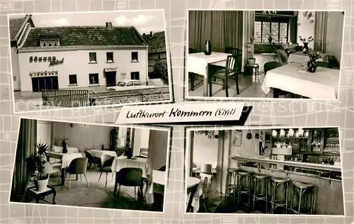AK / Ansichtskarte Kommern_Commern_Mechernich Gasthaus Pension Zum Bleibach Gastraeume Bar 