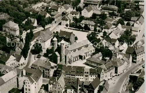 AK / Ansichtskarte Bad_Muenstereifel Muensterkirche Fliegeraufnahme Bad_Muenstereifel