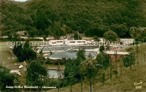 AK / Ansichtskarte Bad_Muenstereifel Schwimmbad Bad_Muenstereifel