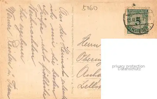 AK / Ansichtskarte Dueren_Rheinland Stadttheater und Marienkirche Dueren_Rheinland