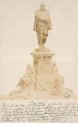 AK / Ansichtskarte Dueren_Rheinland Statue Dueren_Rheinland