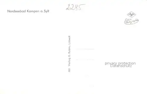 AK / Ansichtskarte Kampen_Sylt Reetdachhaus Kampen Sylt