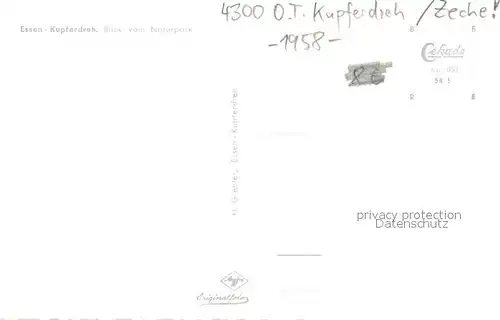 AK / Ansichtskarte Kupferdreh Gesamtansicht mit Zeche Kupferdreh