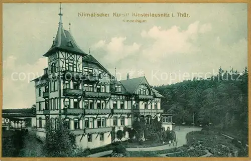 AK / Ansichtskarte Klosterlausnitz_Bad Kinderheim Aussenansicht Klosterlausnitz_Bad