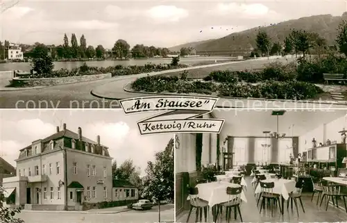 AK / Ansichtskarte Kettwig Gaststaette Am Stausee Kettwig