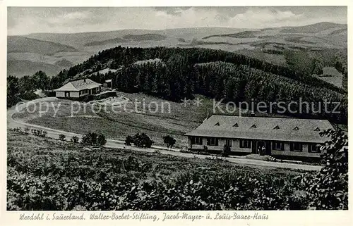 AK / Ansichtskarte Werdohl Walter Borbet Stiftung Jacob Mayer  und Lous Baare Haus Werdohl