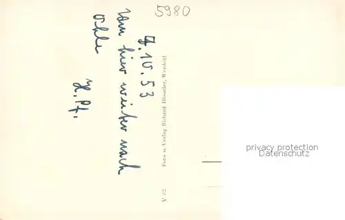 AK / Ansichtskarte Werdohl Gesamtansicht Werdohl