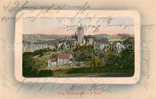 AK / Ansichtskarte Blankenstein_Ruhr Burg Blankenstein  Blankenstein_Ruhr