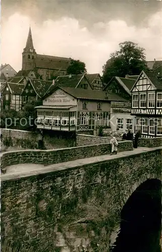 AK / Ansichtskarte Kettwig Cafe Restaurant Ene Plaenk Dieterich und Bier Kettwig
