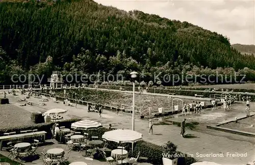 AK / Ansichtskarte Werdohl Freibad Werdohl