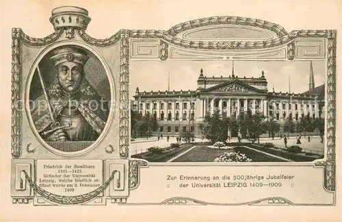 AK / Ansichtskarte Leipzig Ereigniskarte 500 Jahre Universitaet Leipzig