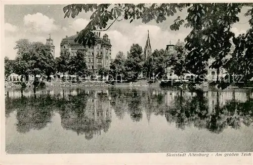 AK / Ansichtskarte Altenburg__Thueringen Am grossen Teich 