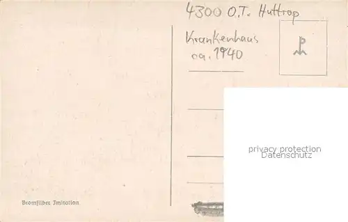 AK / Ansichtskarte Essen__Ruhr Krankenhaus 