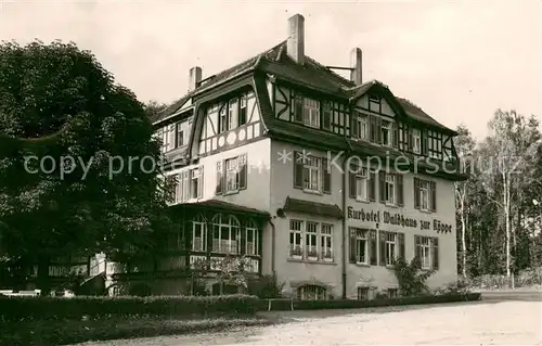 AK / Ansichtskarte Bad_Klosterlausnitz Kurhotel Waldhaus zum Koeppe Aussenansicht Bad_Klosterlausnitz