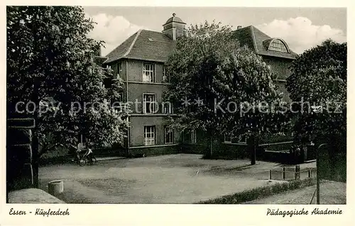 AK / Ansichtskarte Kupferdreh Paedagogische Akademie Aussenansicht Kupferdreh