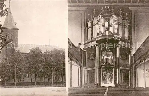 AK / Ansichtskarte Hasslinghausen Kirche und Innenansicht mit Orgel Hasslinghausen