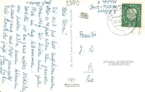 AK / Ansichtskarte Werdohl Teilansicht Werdohl