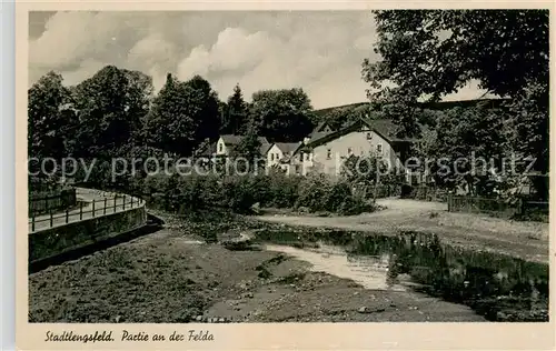 AK / Ansichtskarte Stadtlengsfeld Partie an der Felda Stadtlengsfeld