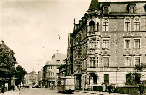 AK / Ansichtskarte Nordhausen_Thueringen Strassenbahn Nordhausen Thueringen
