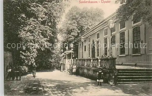 AK / Ansichtskarte Sondershausen_Thueringen Theater Aussenansicht Sondershausen Thueringen