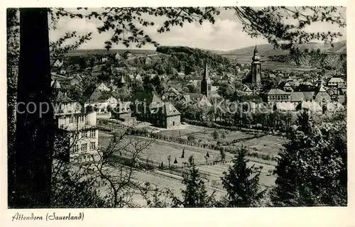 AK / Ansichtskarte Attendorn Totalansicht Attendorn