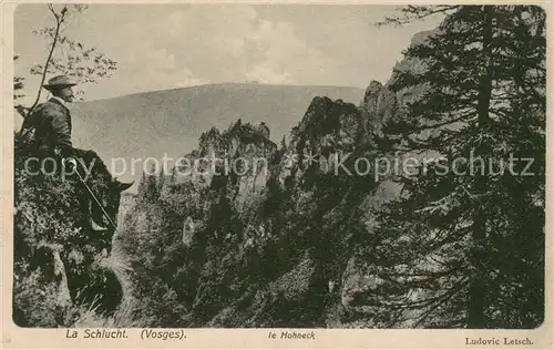 AK / Ansichtskarte La_Schlucht Landschaft Vogesen le Hohneck La_Schlucht
