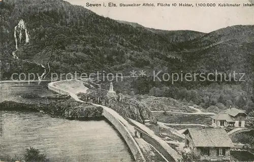 AK / Ansichtskarte Sewen Stauweiher Alfeld Sewen