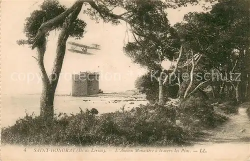 AK / Ansichtskarte Saint_Honorat Ancien Monastere a travers les pins Saint Honorat