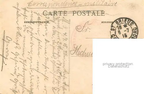 AK / Ansichtskarte Saint Brieuc_Cotes d_Armor Entree du port Feldpost Saint Brieuc_Cotes d