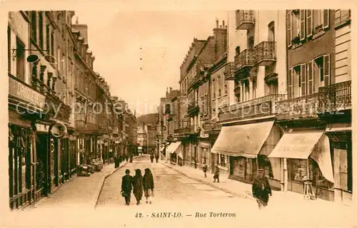 AK / Ansichtskarte Saint_Lo Rue Torteron Saint_Lo