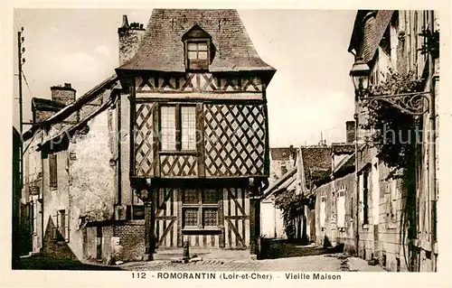 AK / Ansichtskarte Romorantin Lanthenay Vieille maison Romorantin Lanthenay