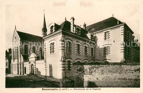 AK / Ansichtskarte Romorantin Lanthenay Pensionnat de la Nativite Romorantin Lanthenay