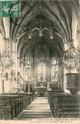 AK / Ansichtskarte Maignelay Montigny Interieur de l Eglise XVe siecle Maignelay Montigny