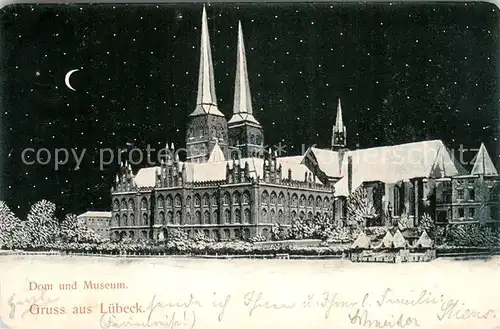 AK / Ansichtskarte Luebeck Dom und Museum Luebeck