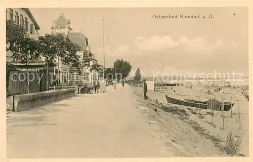 AK / Ansichtskarte Niendorf_Ostseebad_Timmendorferstrand Promenade Strand 