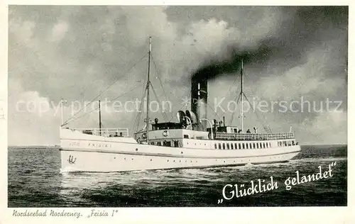 AK / Ansichtskarte Norderney_Nordseebad Dampfer Frisia I Norderney_Nordseebad