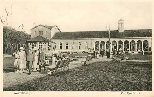 AK / Ansichtskarte Norderney_Nordseebad Kurhaus Norderney_Nordseebad