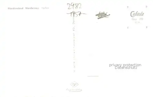 AK / Ansichtskarte Norderney_Nordseebad Hafen Pferdewagen Norderney_Nordseebad